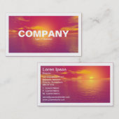 Borded - Zonsopkomst Zonsondergang Visitekaartje (Voorkant / Achterkant)