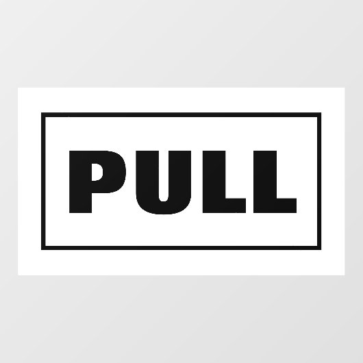 Bordeelbord, Raamsticker (Vel)