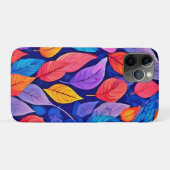 Bordeelstijl: Vibrant Leaf Patterns Case-Mate iPhone Case (Achterkant (horizontaal))