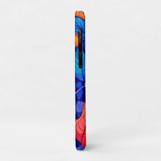 Bordeelstijl: Vibrant Leaf Patterns Case-Mate iPhone Case (Achterkant/links)