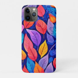 Bordeelstijl: Vibrant Leaf Patterns Case-Mate iPhone Case