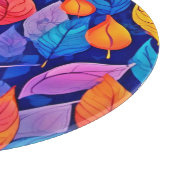 Bordeelstijl: Vibrant Leaf Patterns Snijplank (Hoek)