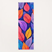 Bordeelstijl: Vibrant Leaf Patterns Yogamat (Voorkant)