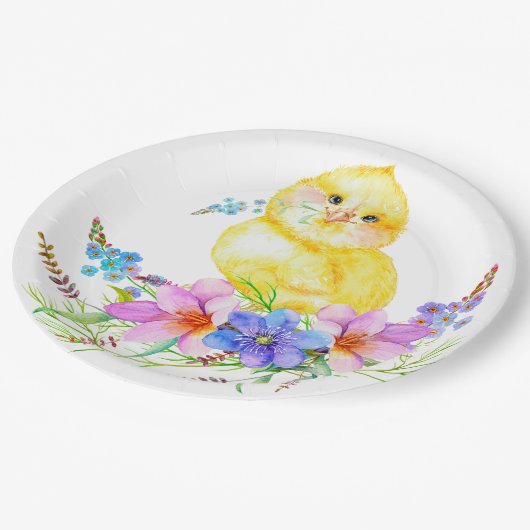 Borden baby shower  papieren bordje (Gekanteld)