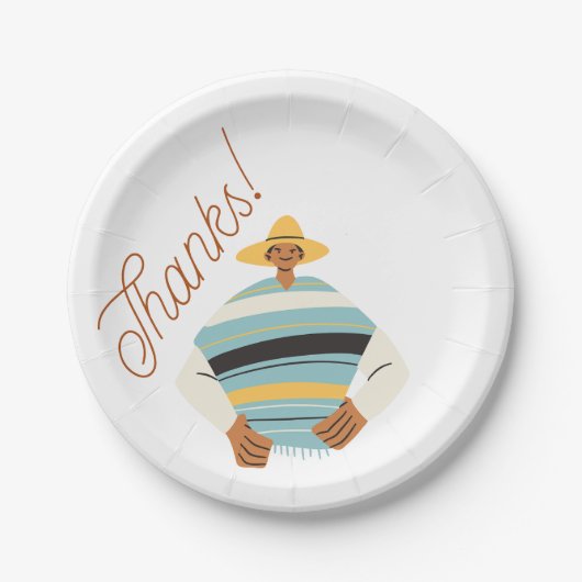 Borden bedankt papieren bordje (Voorkant)