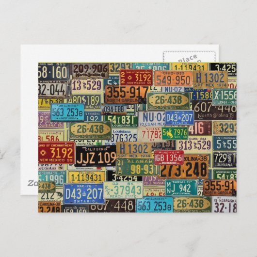 Borden  bewijs van bevoegdheid briefkaart (Voorkant / Achterkant)