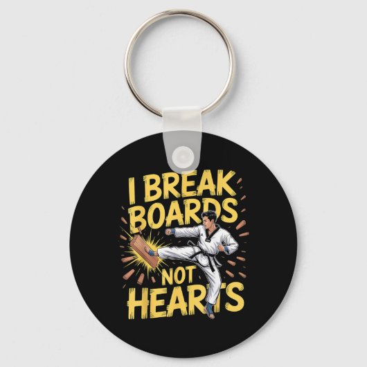 Borden Breken Geen Harten Training Sparring Sleutelhanger (Voorkant)