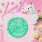 Borden Bright Green Paper Papieren Bordje (Feest)