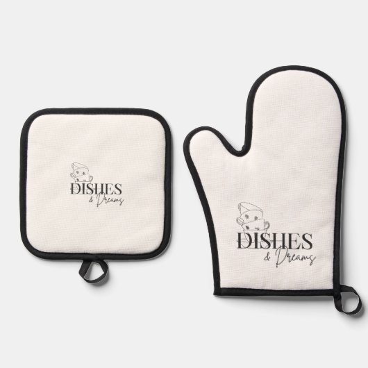 Borden en Dromen Ovenwant & Pannenlap Set (Voorkant)