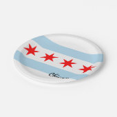 Borden, feest, sport, Chicago Papieren Bordje (Gekanteld)