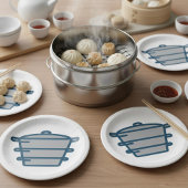 Borden grijs papier papieren bordje