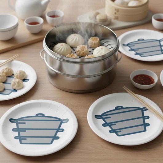 Borden grijs papier papieren bordje