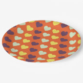 Borden herfst papieren bordje (Gekanteld)