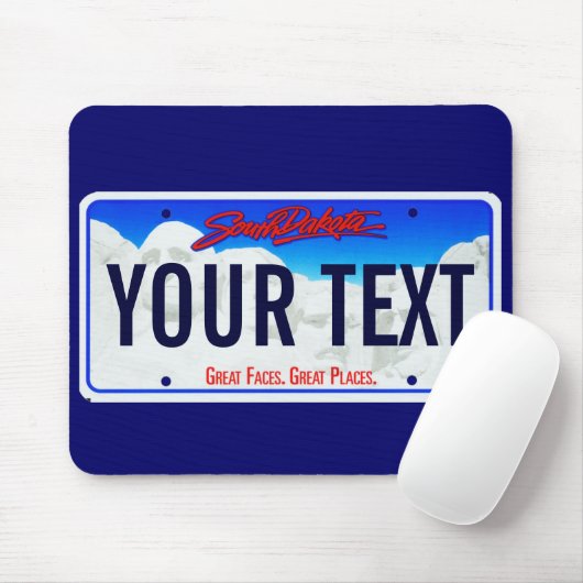 Borden in South Dakota mt Rushmore Muismat (Met muis)