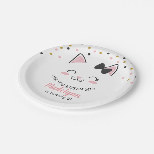 Borden keukenpapier papieren bordje (Gekanteld)