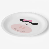 Borden koe papieren bordje (Gekanteld)