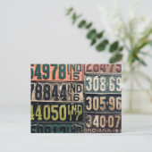 Borden  licentie briefkaart (Staand voorkant)