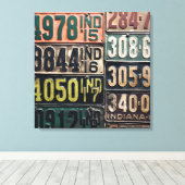 Borden licentie canvas afdruk (Insitu (Houten vloer))