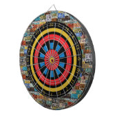 Borden  licentie dartbord (Voorkant Rechts)