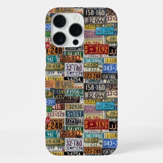 Borden licentie iPhone hoesje (Achterkant)