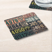 Borden  licentie kartonnen onderzetters (Schuin)