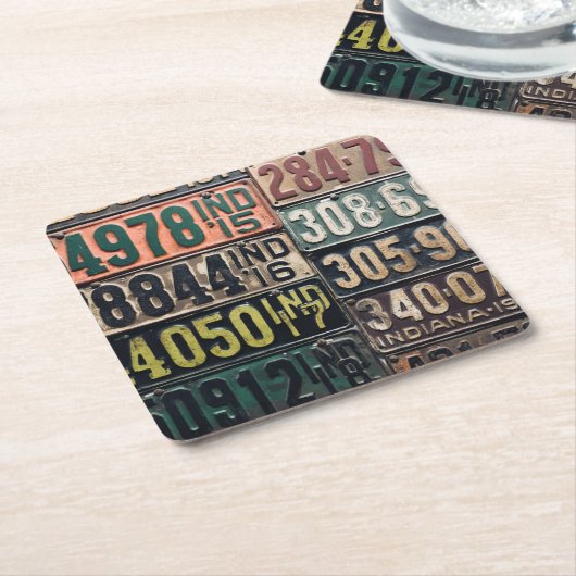 Borden  licentie kartonnen onderzetters (Schuin)