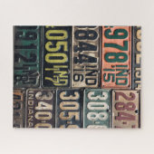 Borden licentie legpuzzel (Horizontaal)