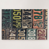 Borden licentie legpuzzel (Horizontaal)