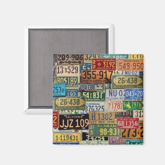 Borden  licentie magneet (Voorkant / Achterkant)