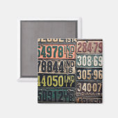 Borden  licentie magneet (Voorkant / Achterkant)