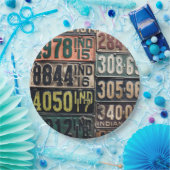 Borden licentie papieren bordje (Feest)