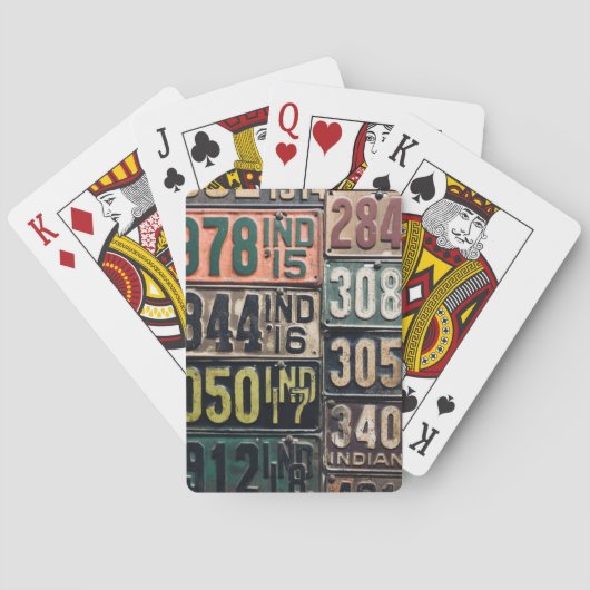 Borden licentie pokerkaarten (Achterkant)