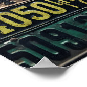 Borden licentie poster (Hoek)