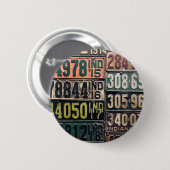 Borden licentie ronde button 5,7 cm (Voorkant /achterkant)