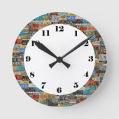 Borden licentie ronde klok (Voorkant)