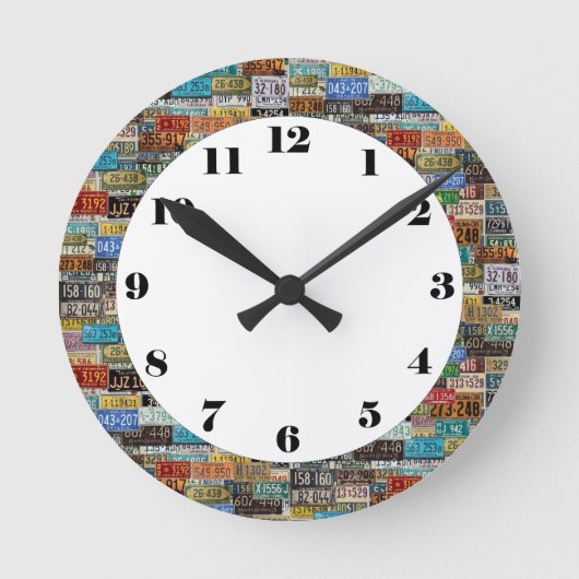 Borden licentie ronde klok (Voorkant)