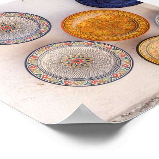 "BORDEN, MAROKKO" REISFOTOGRAFIE POSTER (Hoek)