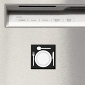 Borden messenvork en lepel magneet (Insitu (Vaatwasser))