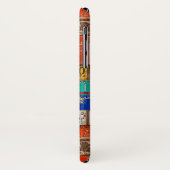 borden met een retrorustylicentie Case-Mate iPhone case (Achterkant/links)