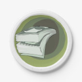 Borden met geldpapieren papieren bordje (Voorkant)