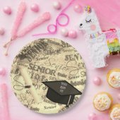 Borden met hoog Afstuderen Papieren Bordje (Feest)