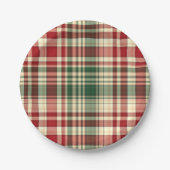 Borden met kerstrandnummer 06-PAPIER Papieren Bordje (Voorkant)