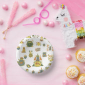  Borden met kunstpapier Papieren Kommen (Feest)