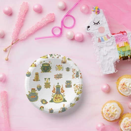  Borden met kunstpapier Papieren Kommen (Feest)