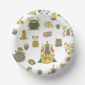  Borden met kunstpapier Papieren Kommen (Voorkant)