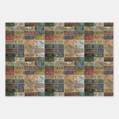 Borden met  licentie, pakpapier inpakpapier vel (Voorkant 2)