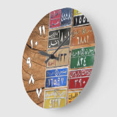 borden met oude licenties Ontwerp Grote klok (Hoek)