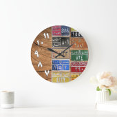 borden met oude licenties Ontwerp Grote klok (Huis)