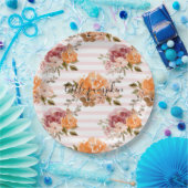 Borden met pompoenen Baby shower Papieren Bordje (Feest)