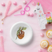 Borden met themafeedag voor Babydouche Papieren Kommen (Feest)